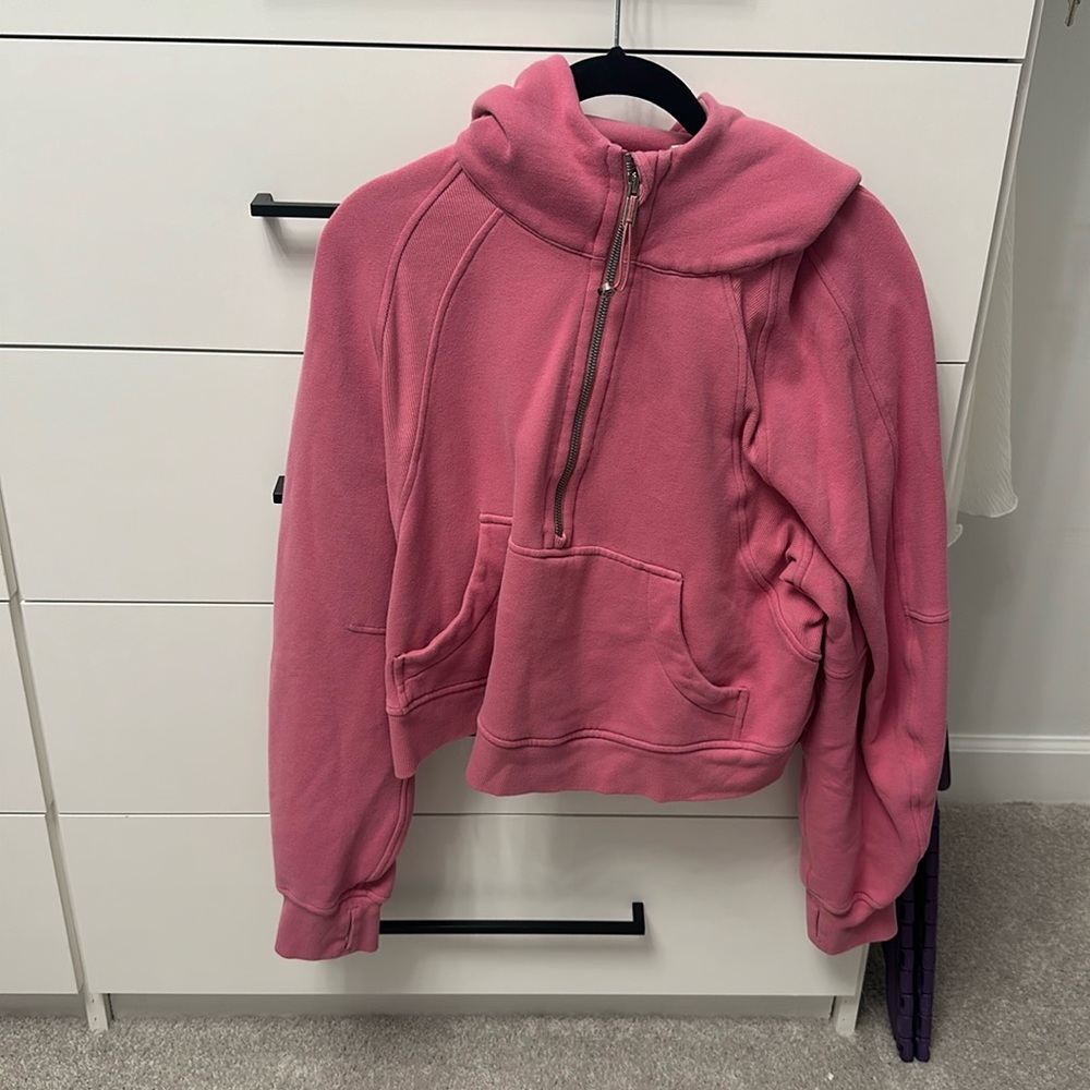 LULULEMON SONIC PINK SCUBA ZIP